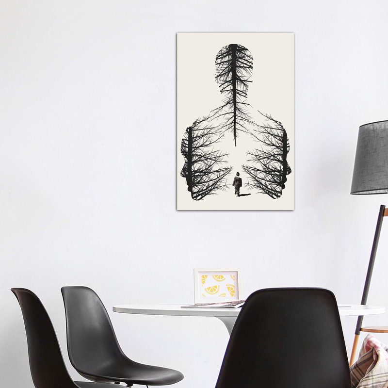 "the walk" par décor¡ niel taylor-impression sur graphiques, H 48 po x l 32 po x P 1,5 po, Toile tendue