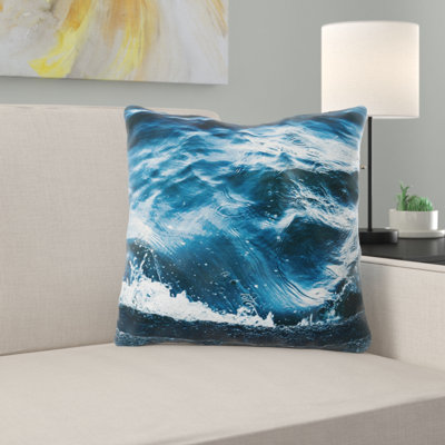 Poindexter Sea Square Pillow Cover & Insert