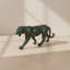 Modern Geometric Leopard Miniature Statue
