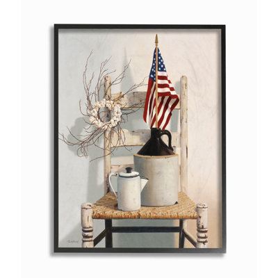 «Rustic Things American Flag», peinture
