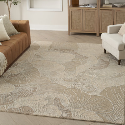 Derena Floral Handmade Area Rug