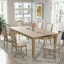 Ensemble de table de salle à manger extensible 7 pièces 78,1 pouces avec rallonge amovible de 18 pouces, 6 chaises de salle à manger rembourrées, 2 tiroirs intégrés-1734320279-1734320267-1734320265