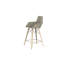 Far Bar Stool with Solid Wood Frame-64446610