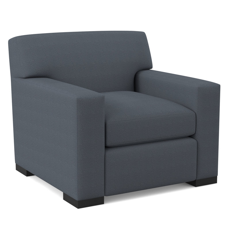 Elkins Armchair, Espresso, Elise Linen