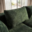 Canapé en U rembourré et désossé avec chaises doubles et coussins-143148842