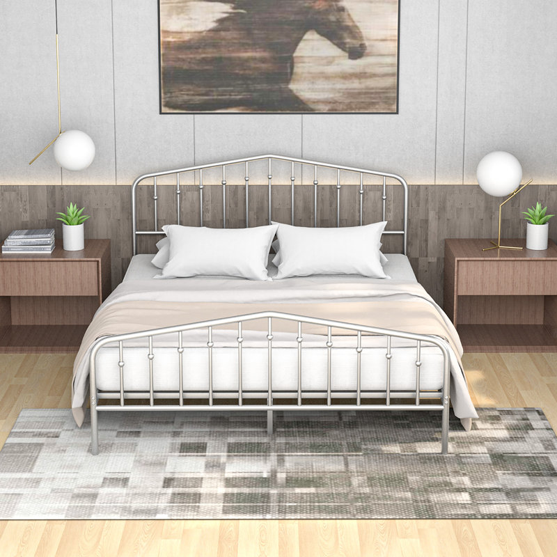 Azanae Metal Slat Bed