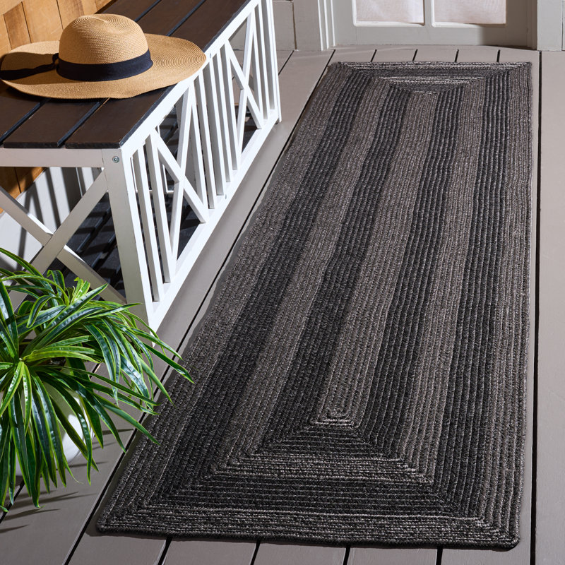 Braided 265 Hand Woven Performance Machine Washable No Pattern Rug, Runner 2'3" x 8'
