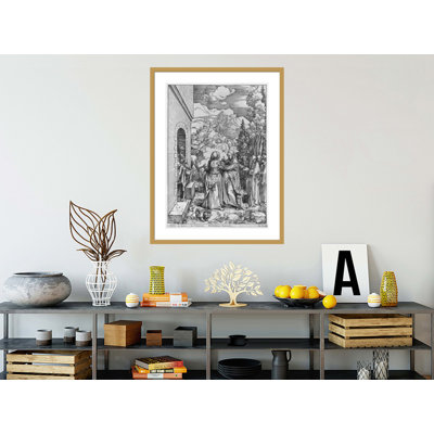 «The Visitation» de la série «Life of the Virgin» par Albrecht Dürer, impression giclée encadrée