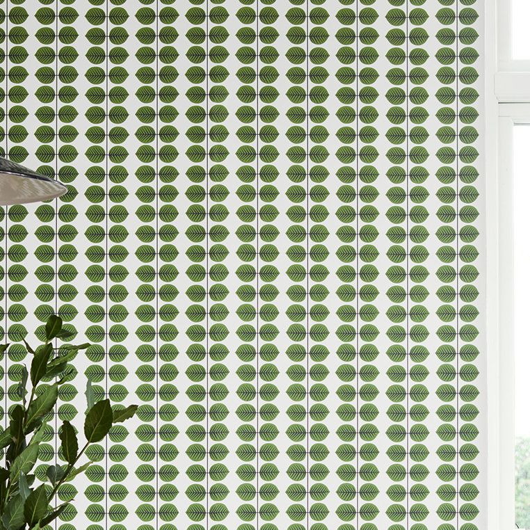 Rouleau de papier peint Rumaldo, Vert