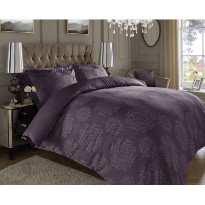 Dillsboro Cotton Blend Floral Duvet Cover Set with Pillowcases