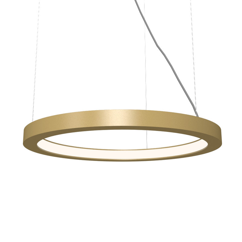 1 - Light LED Chandelier, Imbuia, 1.17" H x 35.1" W x 35.1" D