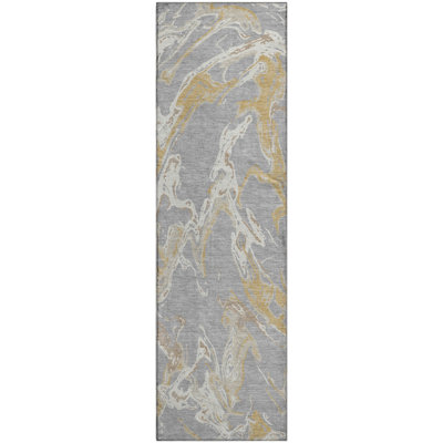 Premium Machine Washable Cossette AMF1035 Abstract Rug