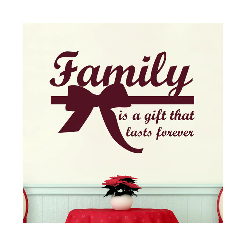 Wall Decal, Medium, Burgundy