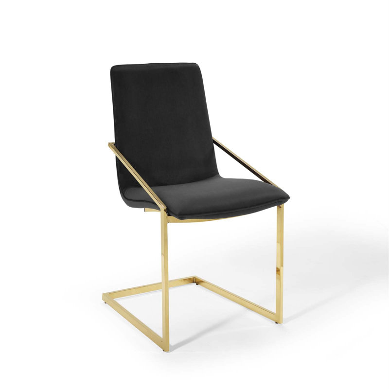 Fauteuil de salle à manger Pitch, Noir
