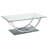 Garrett Chrome 2-piece Glass Top Coffee Table Set