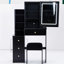 Ensemble de meuble-lavabo 29,2 po avec tabouret de chevet et tabouret
