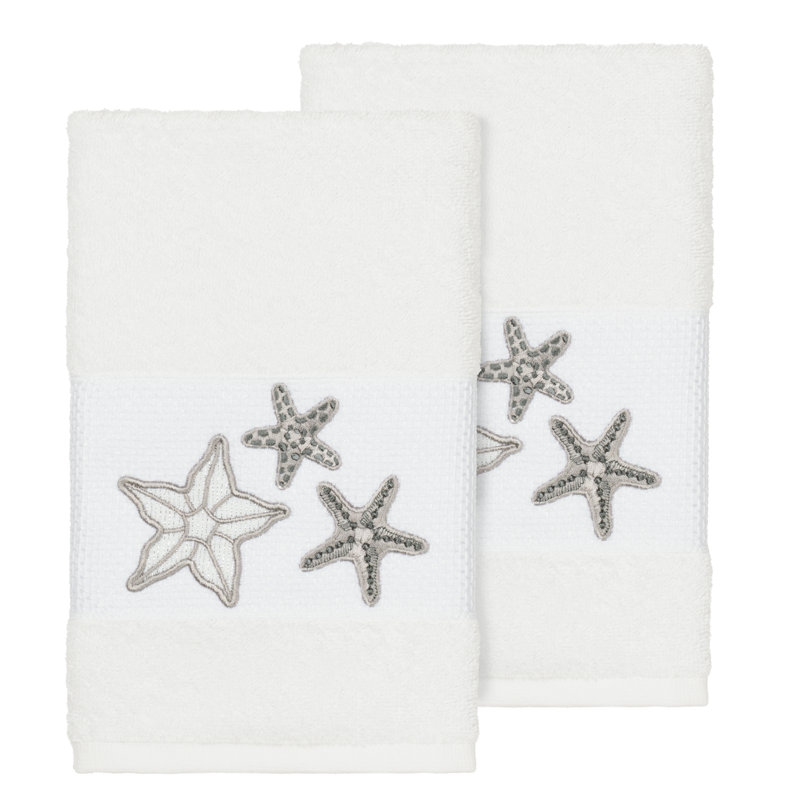 Lydia Turkish Cotton Hand Towel, White