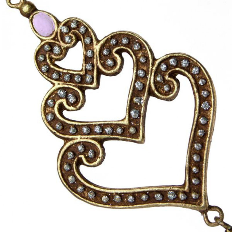 16cm Holiday Shaped Ornament, Iridescent Pink