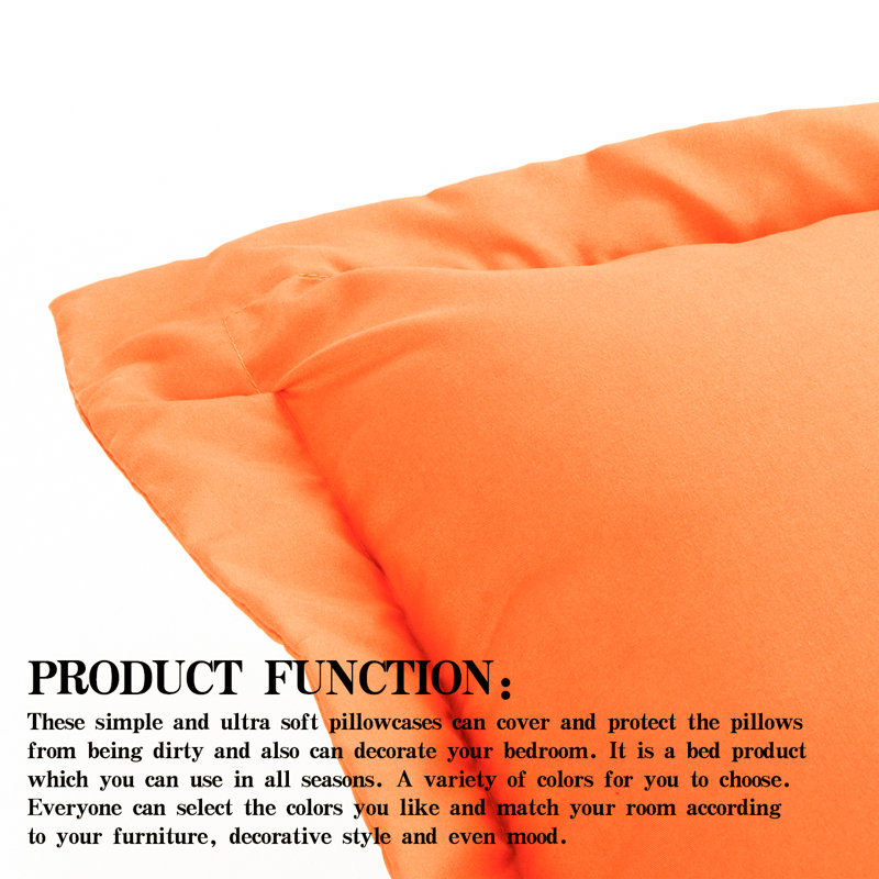 Sham Set, Standard, Orange