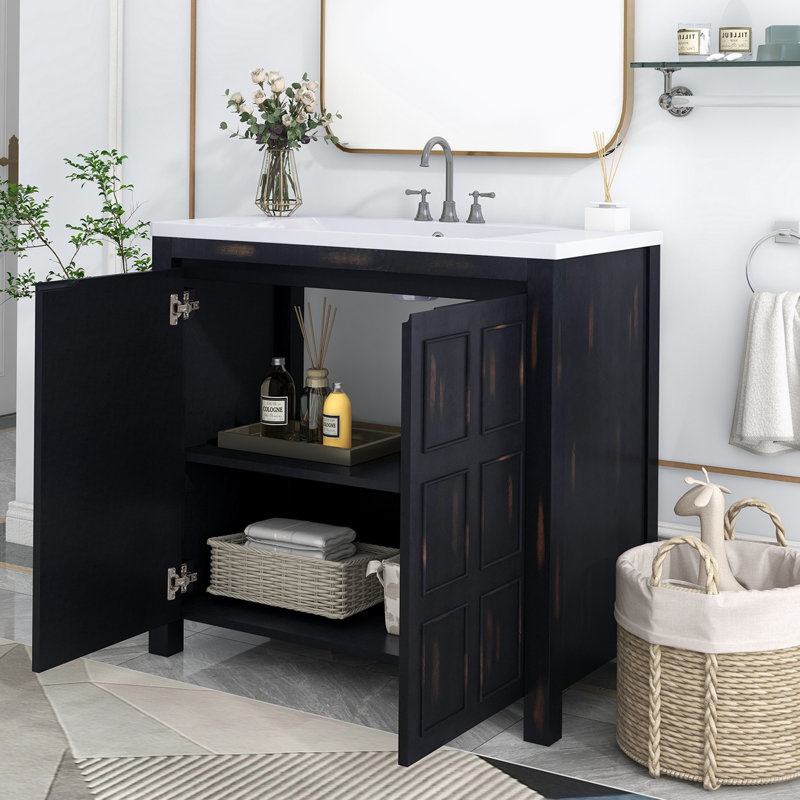 Maitlin 36'' Single Bathroom Vanity with Top