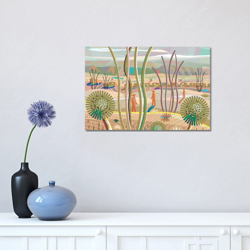Joshua Tree by Charles Harker - Wrapped Canvas Painting, 30.48 cm H x 45.72 cm W