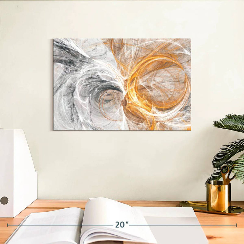 Avery Whirlpool Dynamic Abstract, 8" H x 12" W