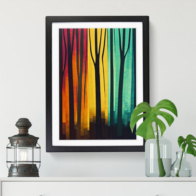 Tree Hydrodipped - Single Picture Frame Print