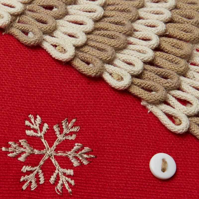 Coussin en coton country home tree
