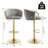 Swivel Adjustable Height Bar Stool With Metal Frame-109264314