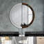 Huldar Glass Flat Wall Mirror