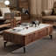 Table en noyer noir