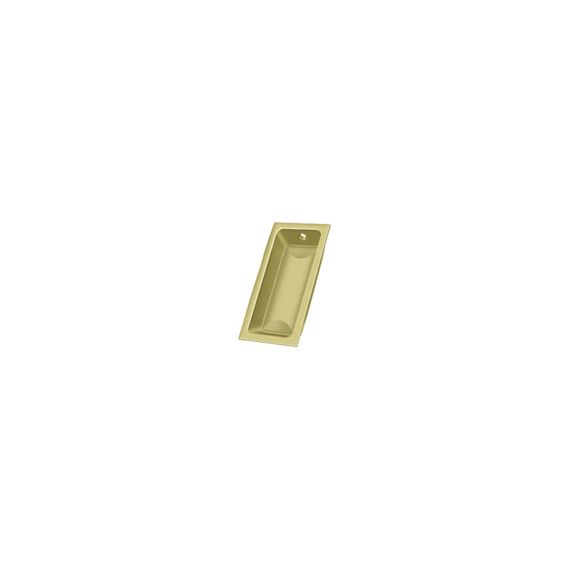 Flush Cup / Bin Pull, Polished Brass