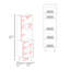 Garde-manger Fingal avec espace pour micro-ondes, quatre tablettes et rangement fermé, chêne naturel