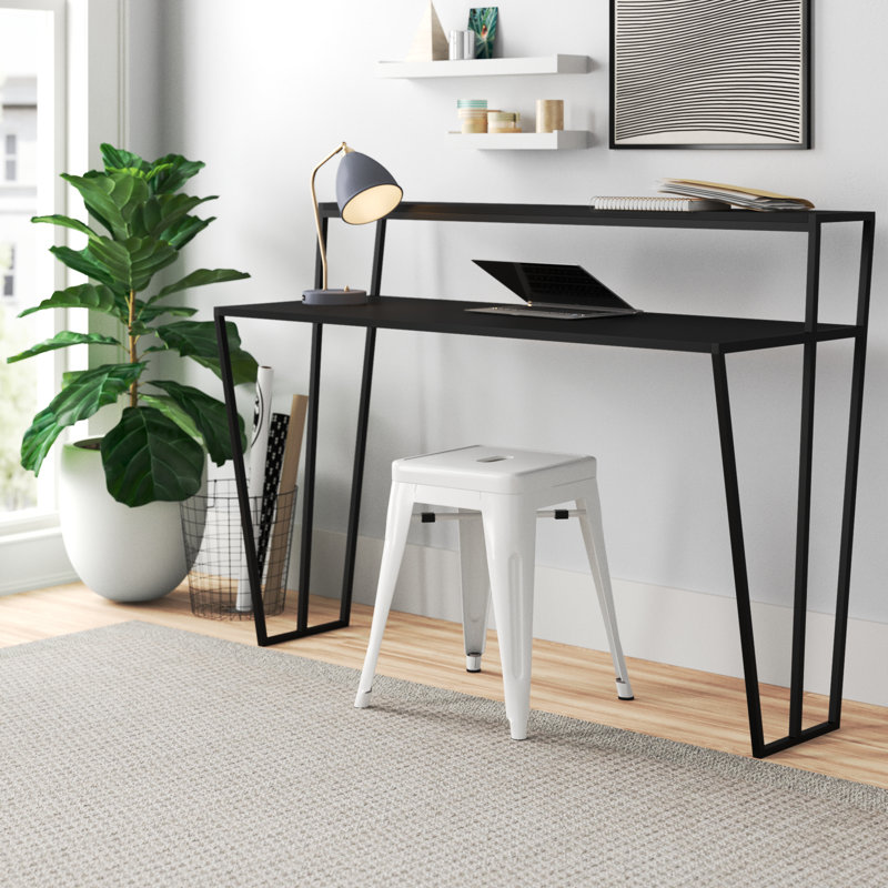 Aires Iron Writing Desk, Anthracite