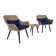 Chemung 2 - Person Patio Conversation Sets with Cushions