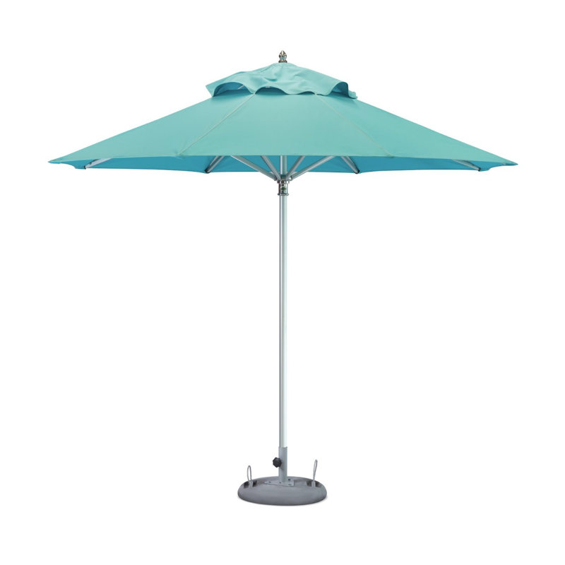 Parasol de marché Clearence, Blanc, H 102,36 po x l 157,44 po x P 157,44 po