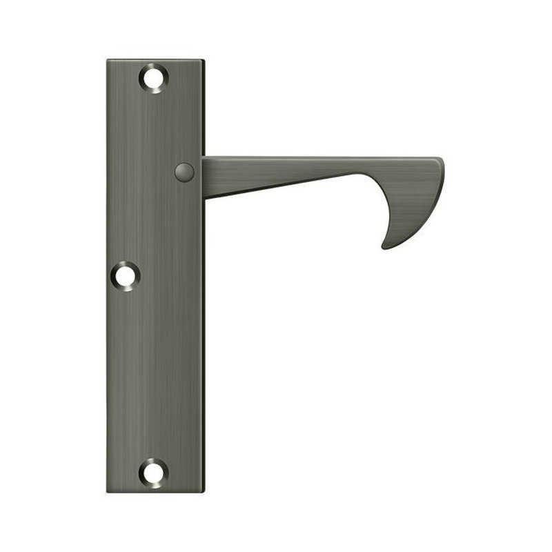 935B861805FA4F9C9866F732E8D0938C Edge Pulls-Thin, 4-1/4" x 1" in Antique Nickel, Antique Nickel