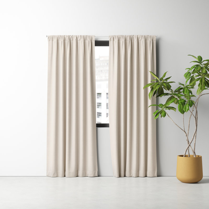 Loria Plush Velvet 100% Blackout Curtains For Bedroom, Living Room - Single Panel, Sophomore Gold, 100" W x 96" L