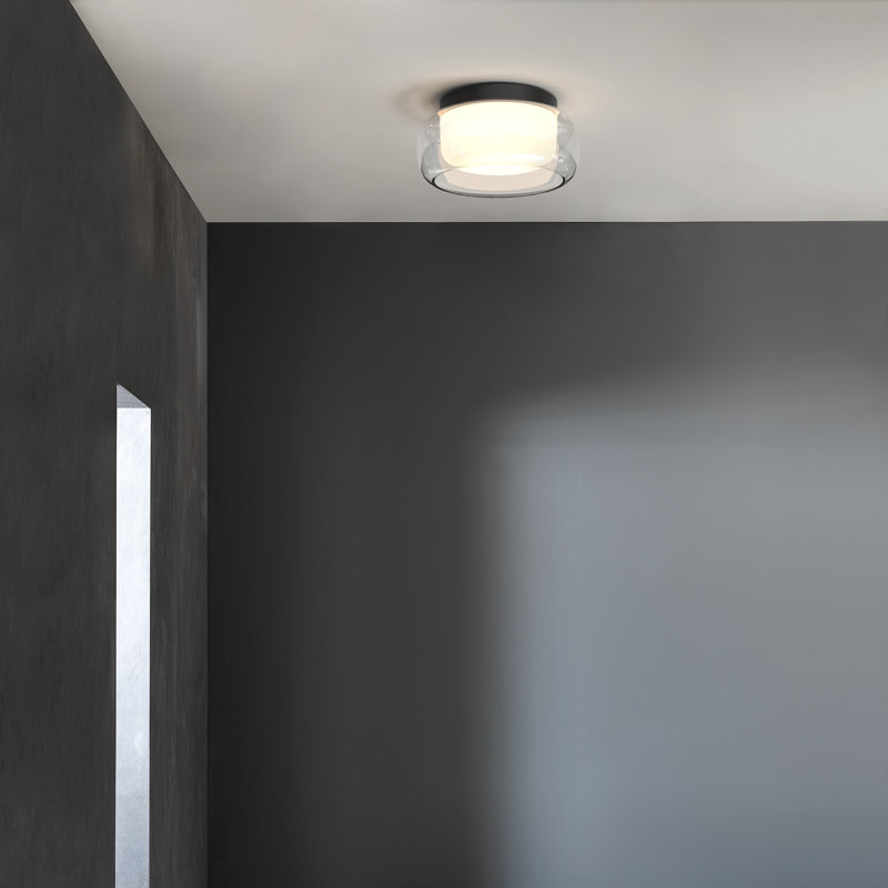 Aquina 2 - Light Flush Mount, Matt Black