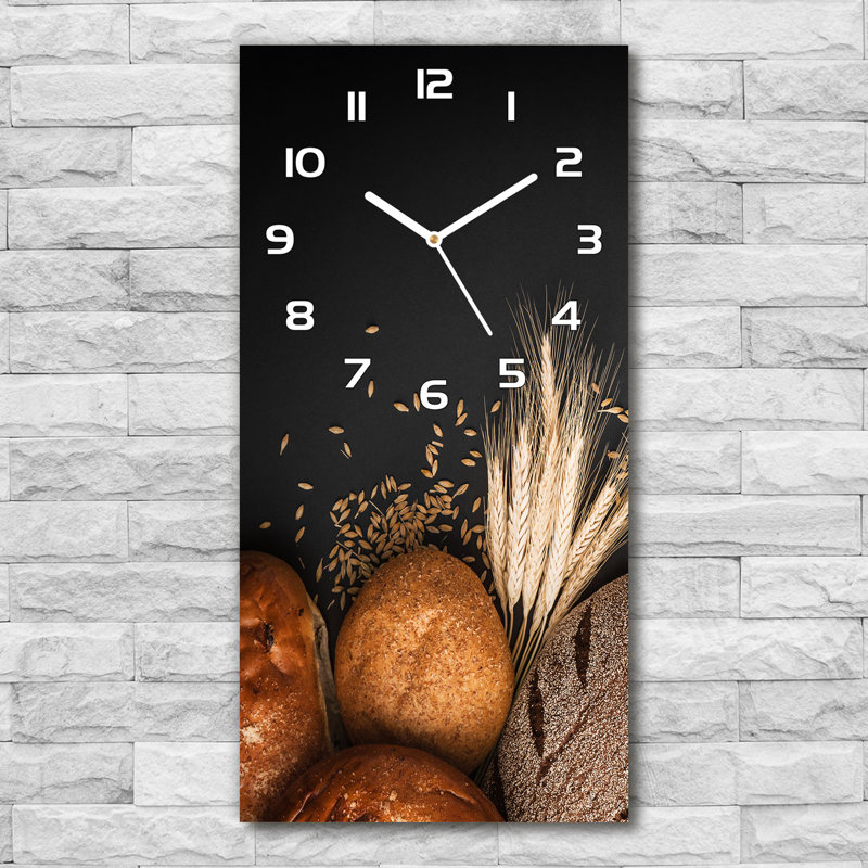 Jacquelynne Glass Wall Clock, White