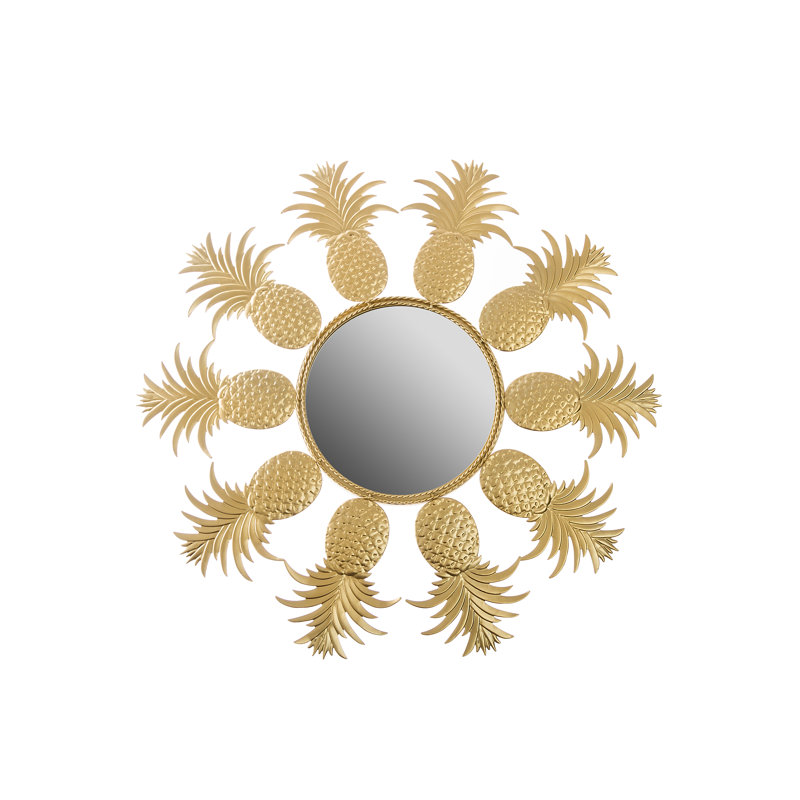 Wilkes Metal Flat Wall Mirror