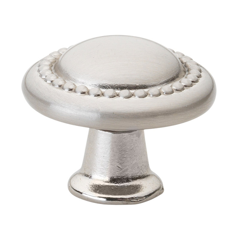 Mushroom Knob, Satin Nickel