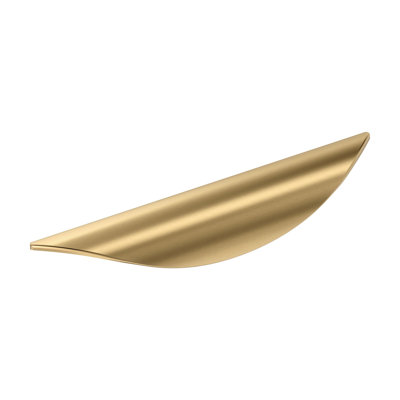 Current 3-3/4 inch (96mm) Center-to-Center Champagne Bronze Cabinet Pull - 10 Pack