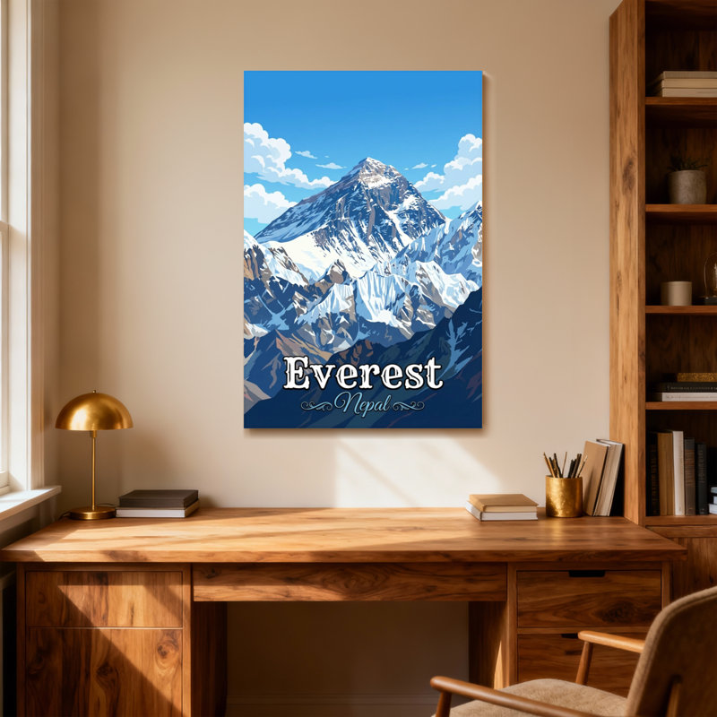 Paysages pittoresques et urbains Everest, H 18 po x l 12 po