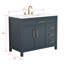 Meuble-lavabo simple 42 po Wenniah-774399281