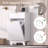 Wave Design 2-Drawer Tilt Out Trash Cabinet, MDF Freestanding Kitchen Trash Can with Storage (Can Not Included)-122622497