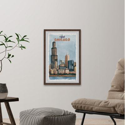 " Ultimate Chicago Skyline " Painting Print