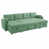 Tissu vert sélectionné