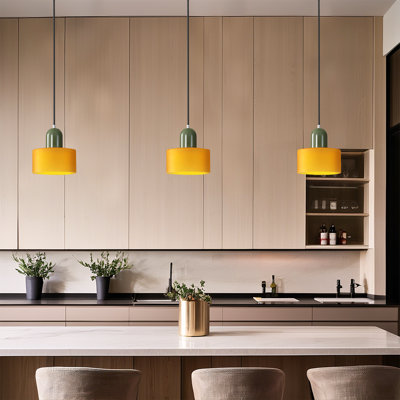 Mid Century Modern Glass Pendant Light