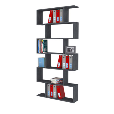 Biljana 192 cm H x 80 cm W Geometric Bookcase